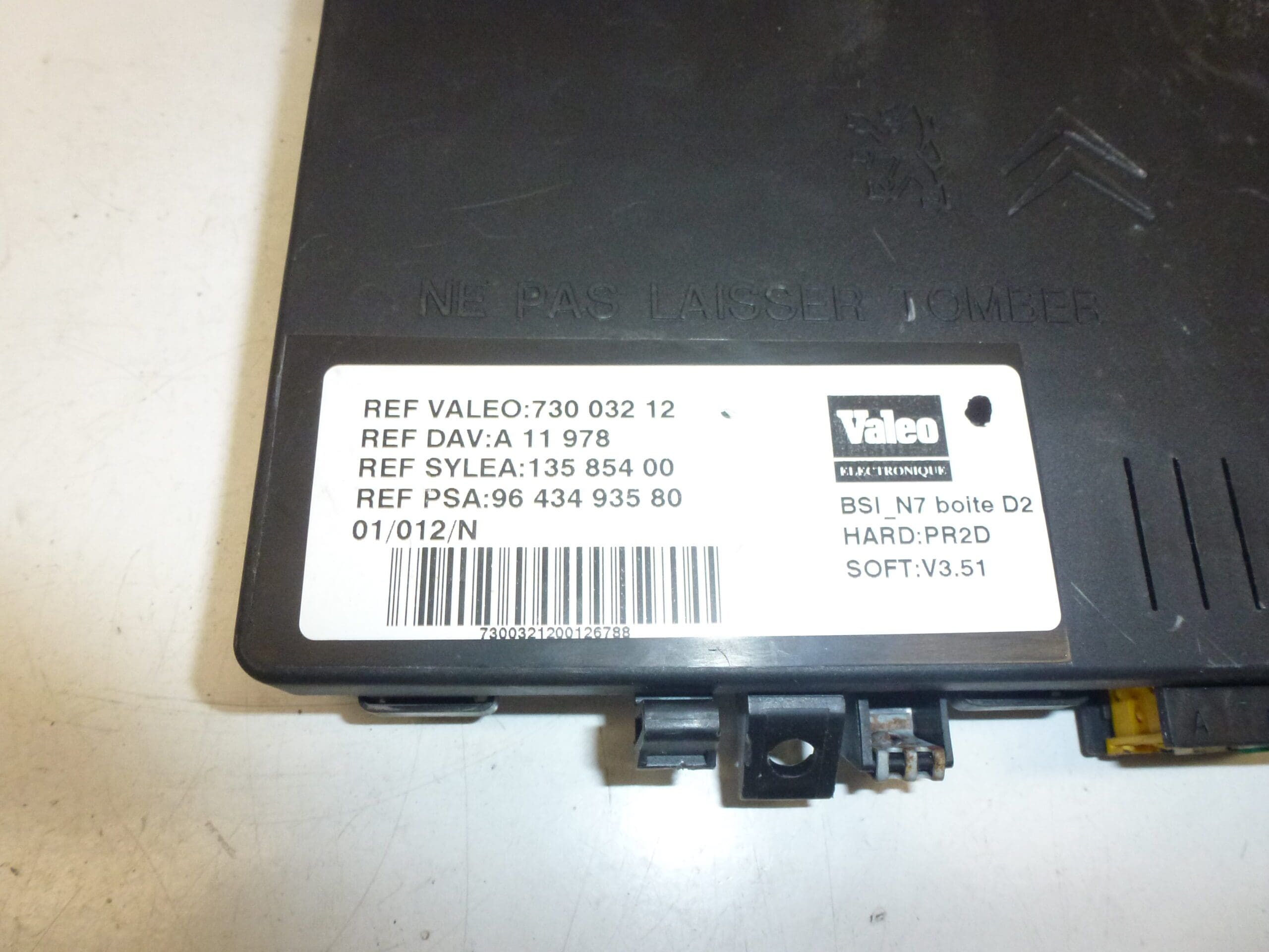 Valeo BSI_N7 Unidade D2 Citroën Xsara II 9643493580 73003212 - Image 2