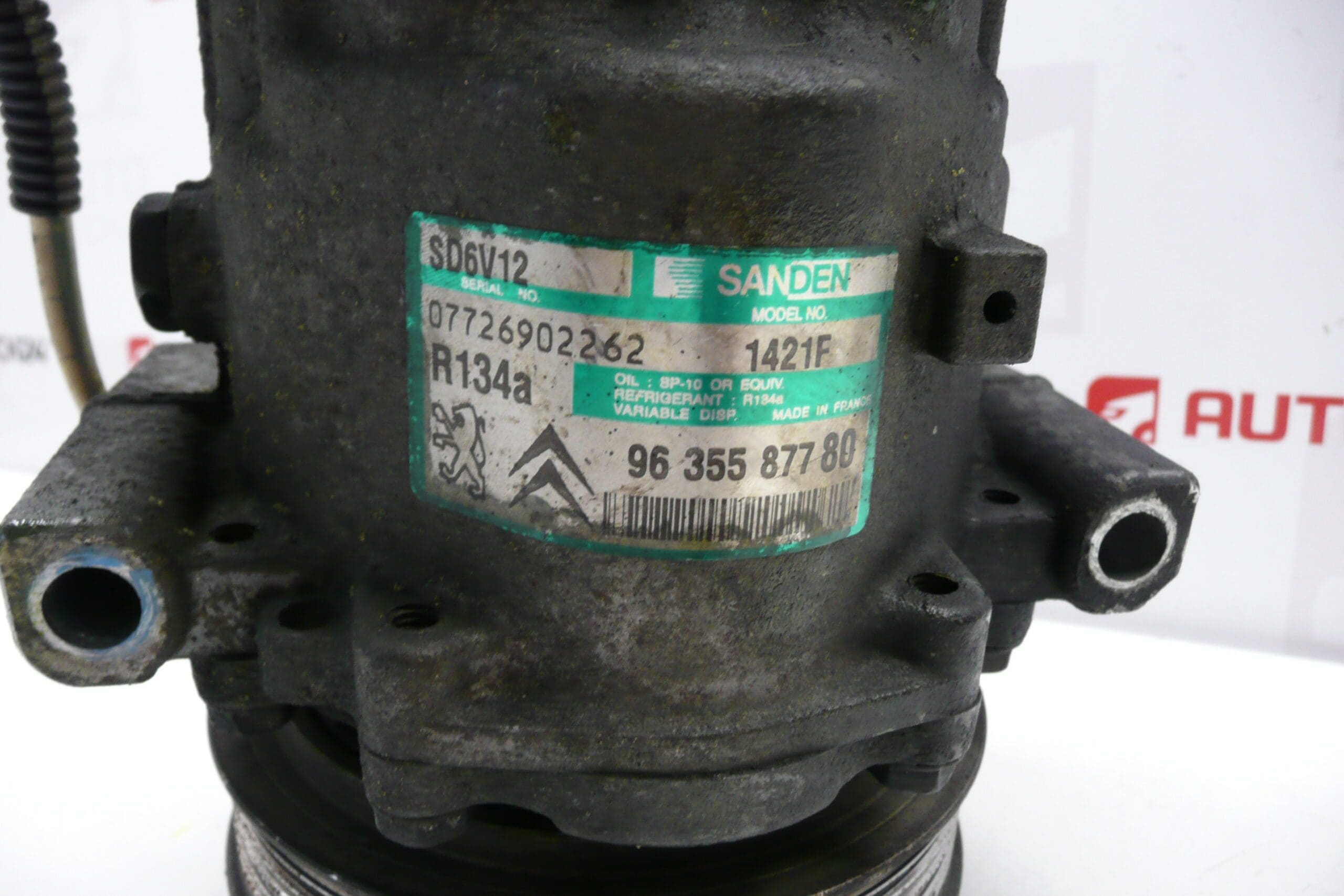 Compressor de Ar Condicionado Sanden SD6V12 1421 9635587780 - Image 2