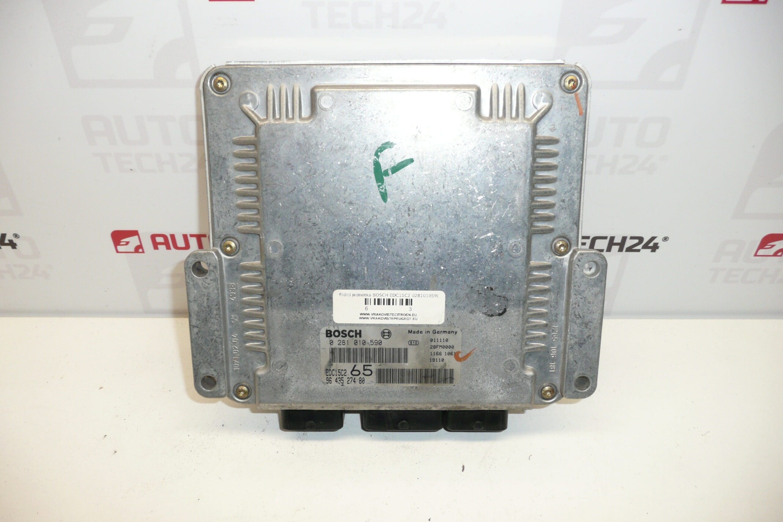 Unidade de Controle ECU Bosch EDC15C2 Citroën Peugeot 0281010590 - Image 2