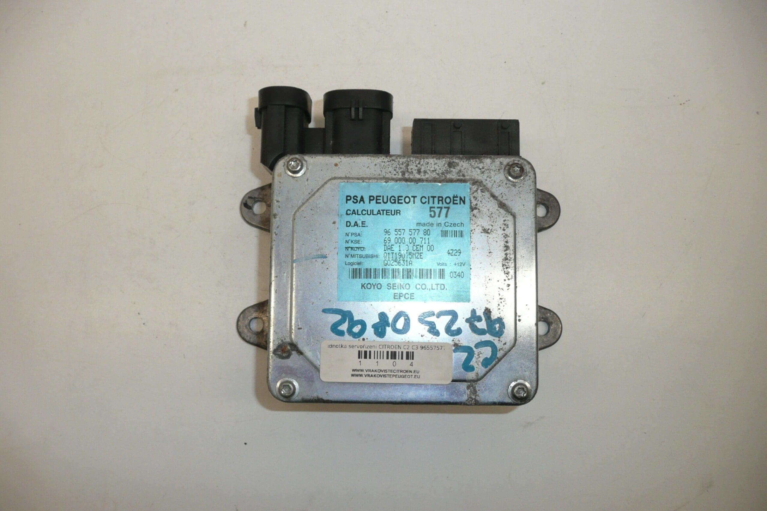 ECU KOYO Citroën C2 C3 9655757780 - Image 2