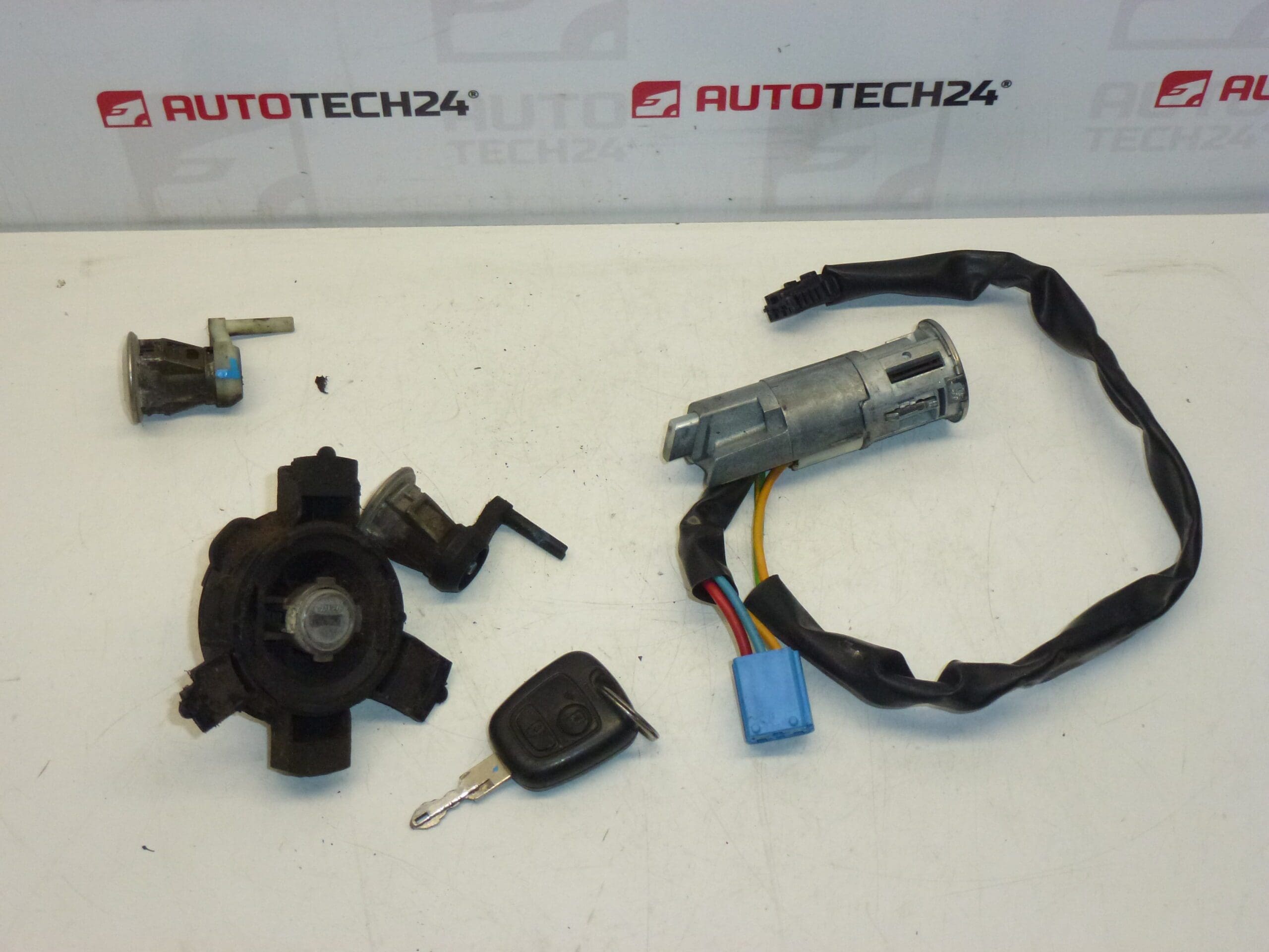 Conjunto de fechadura Peugeot 206 1 chave 4162EW 4162Z1
