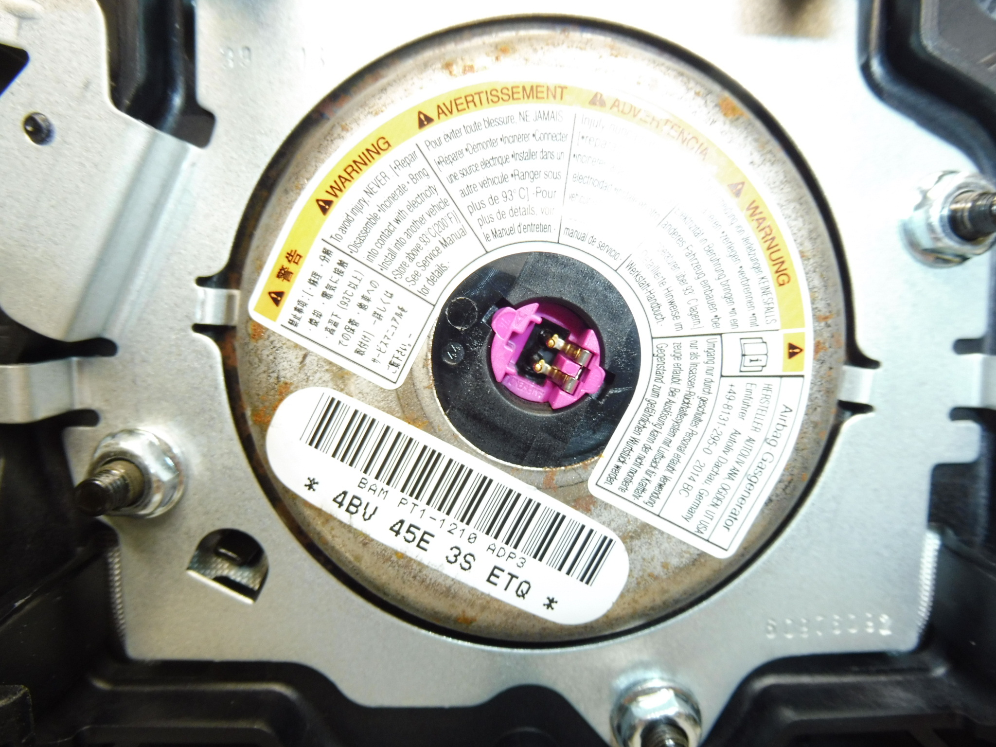 Airbag do motorista Citroën C3 Picasso 98019057ZD