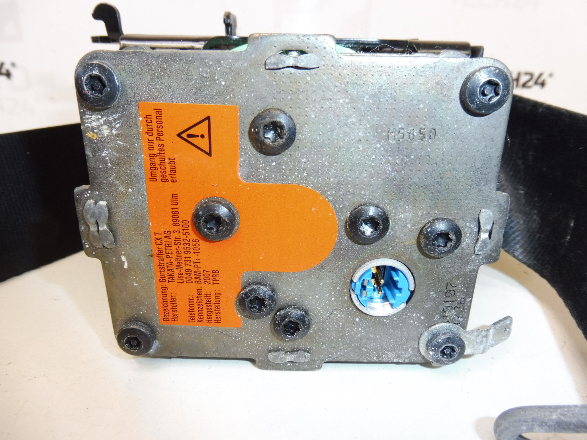 Cinto de segurança direito Citroën C4 Picasso 9654964377 8974XG