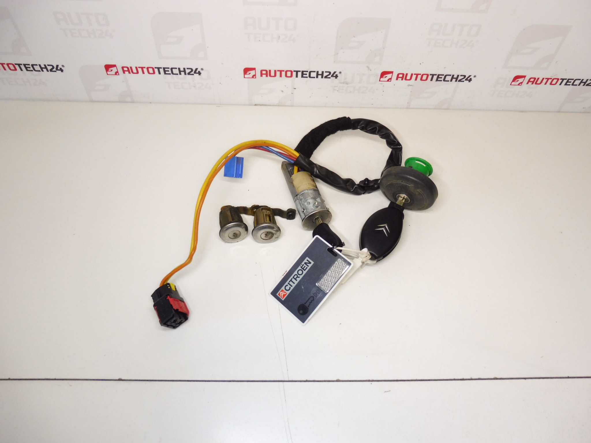 Conjunto de fechadura, caixa de distribuição, 2 chaves Citroën Xsara 4162Y9 4162Z4