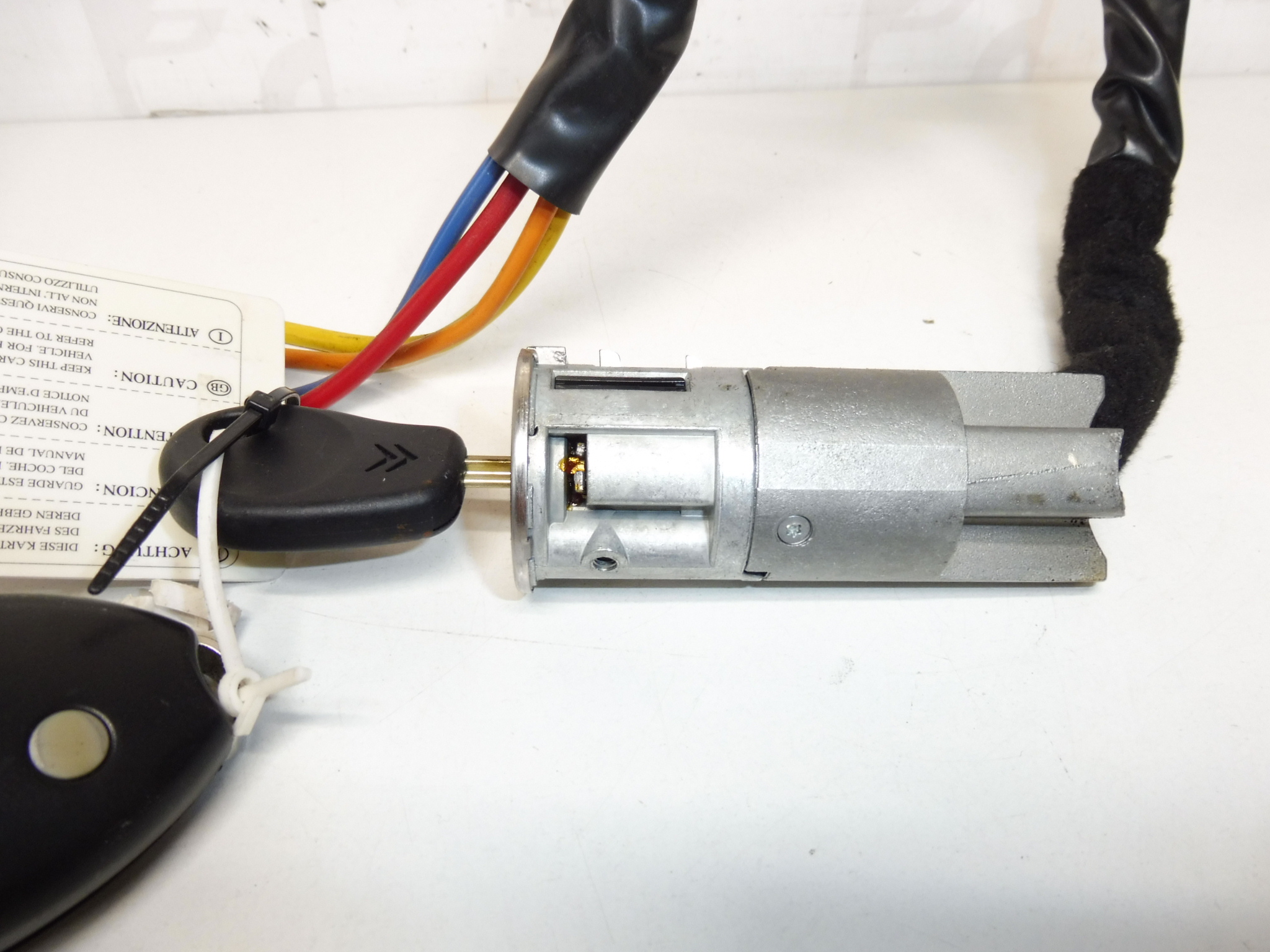 Conjunto de fechadura, caixa de distribuição, 2 chaves Citroën Xsara 4162Y9 4162Z4