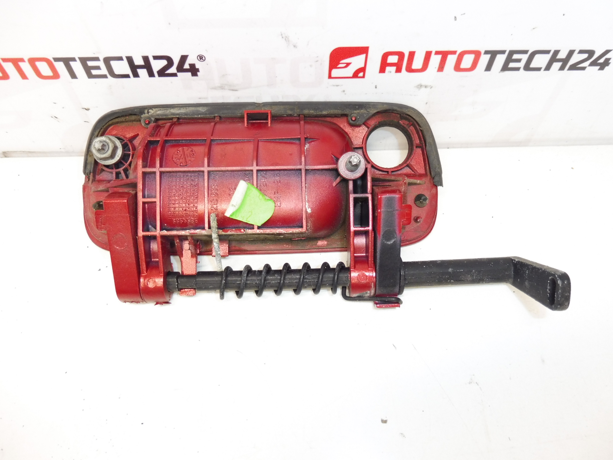 Alça da tampa Citroën Berlingo verde 9621858877 EKQD