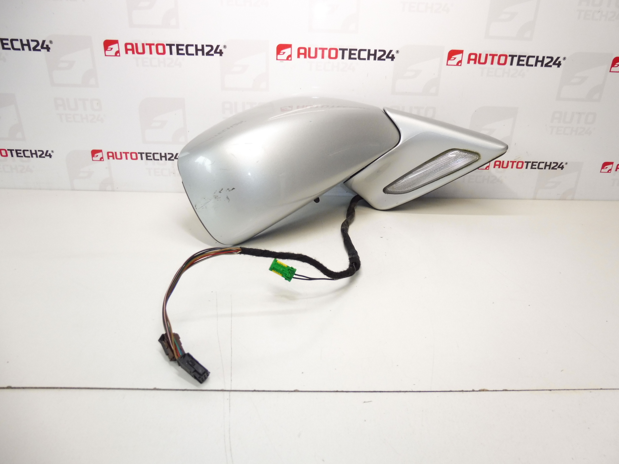 Espelho retrovisor direito dobrável eletricamente cinza EZRC Citroën C8 14888830ZR 8153FW
