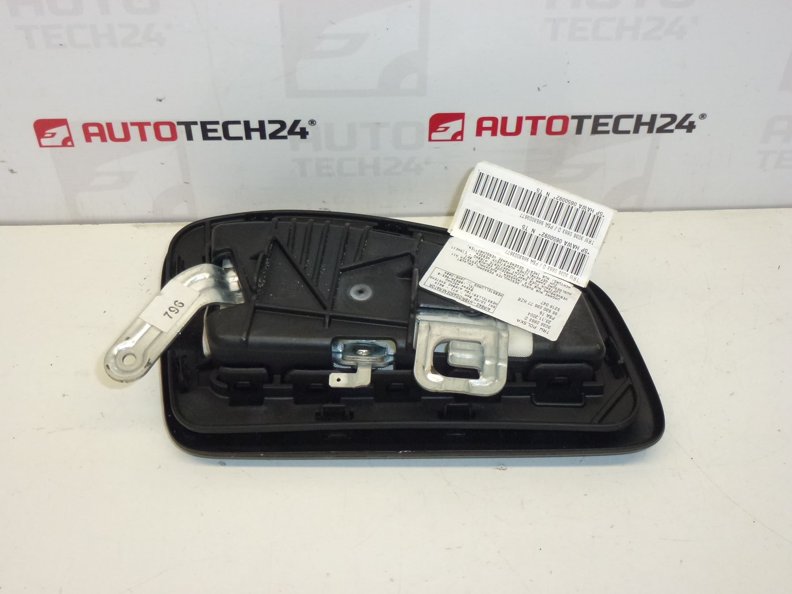 Airbag do banco direito Peugeot 307 9653003677 8216LQ