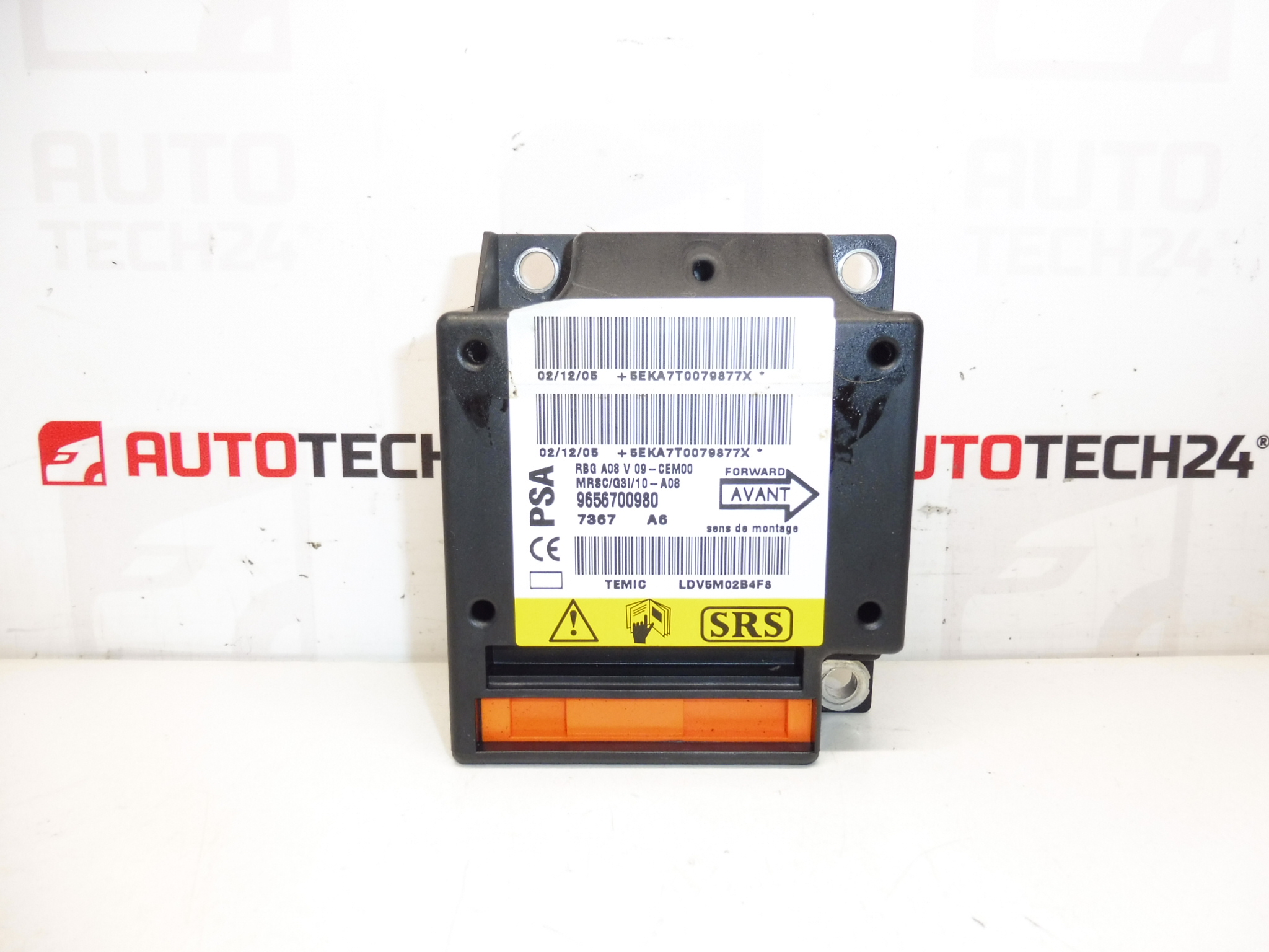 Unidade de airbag Peugeot 1007 9656700980 654670