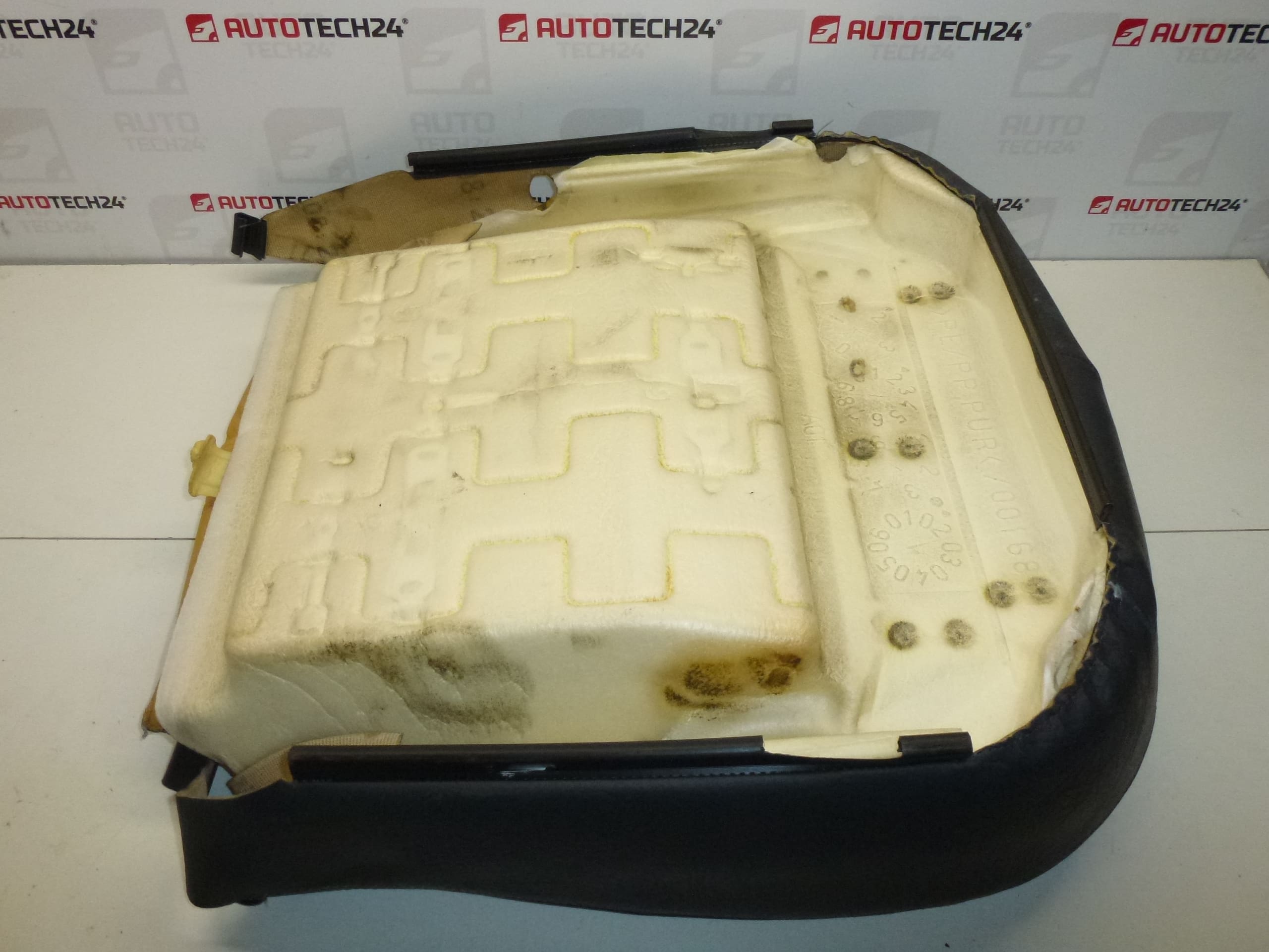 Capa do banco do passageiro Citroën C5 couro preto 8870EK