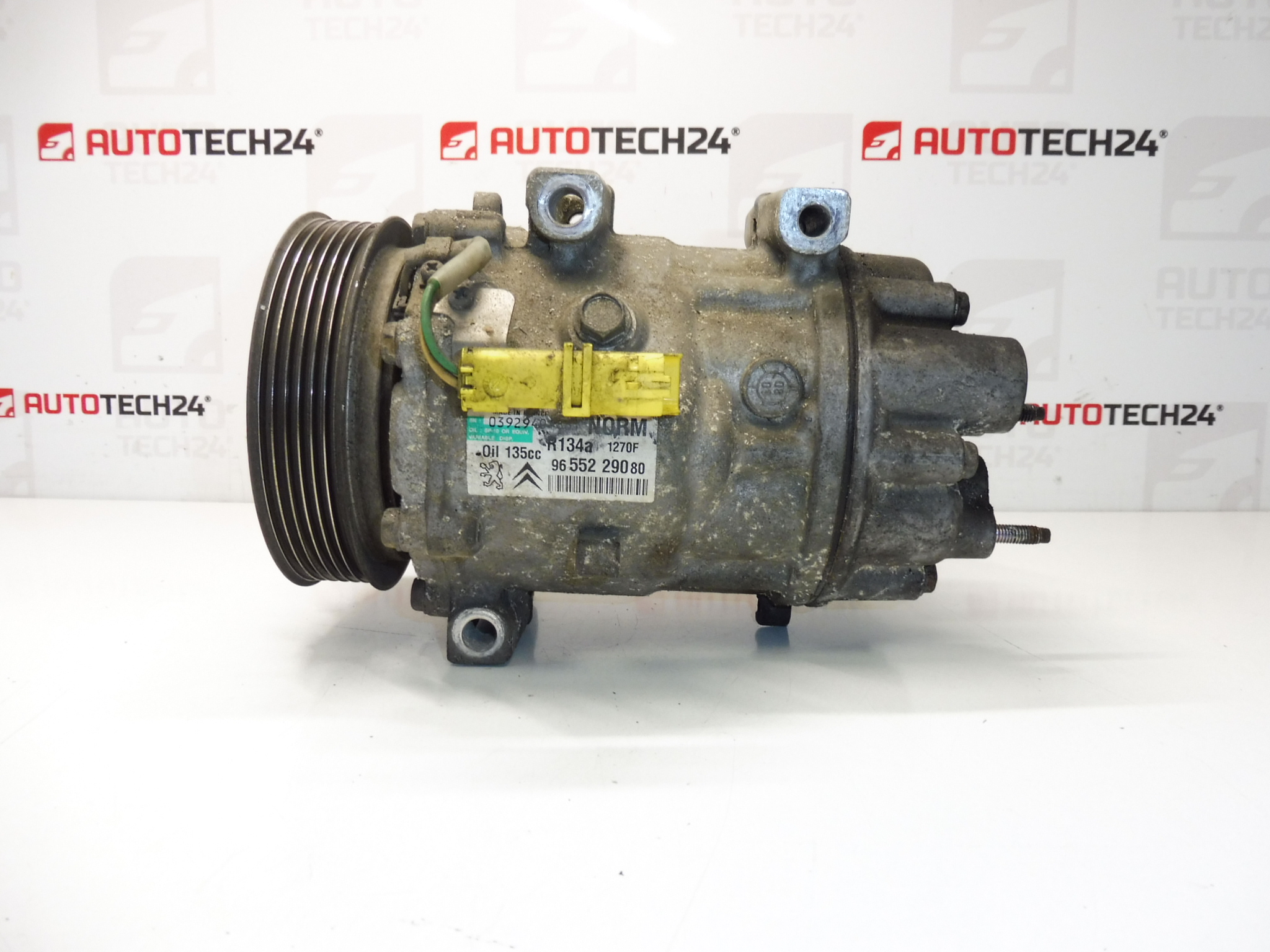 Compressor de ar condicionado Sanden SD7V16 1270F 9655229080 6453YW 6453YX