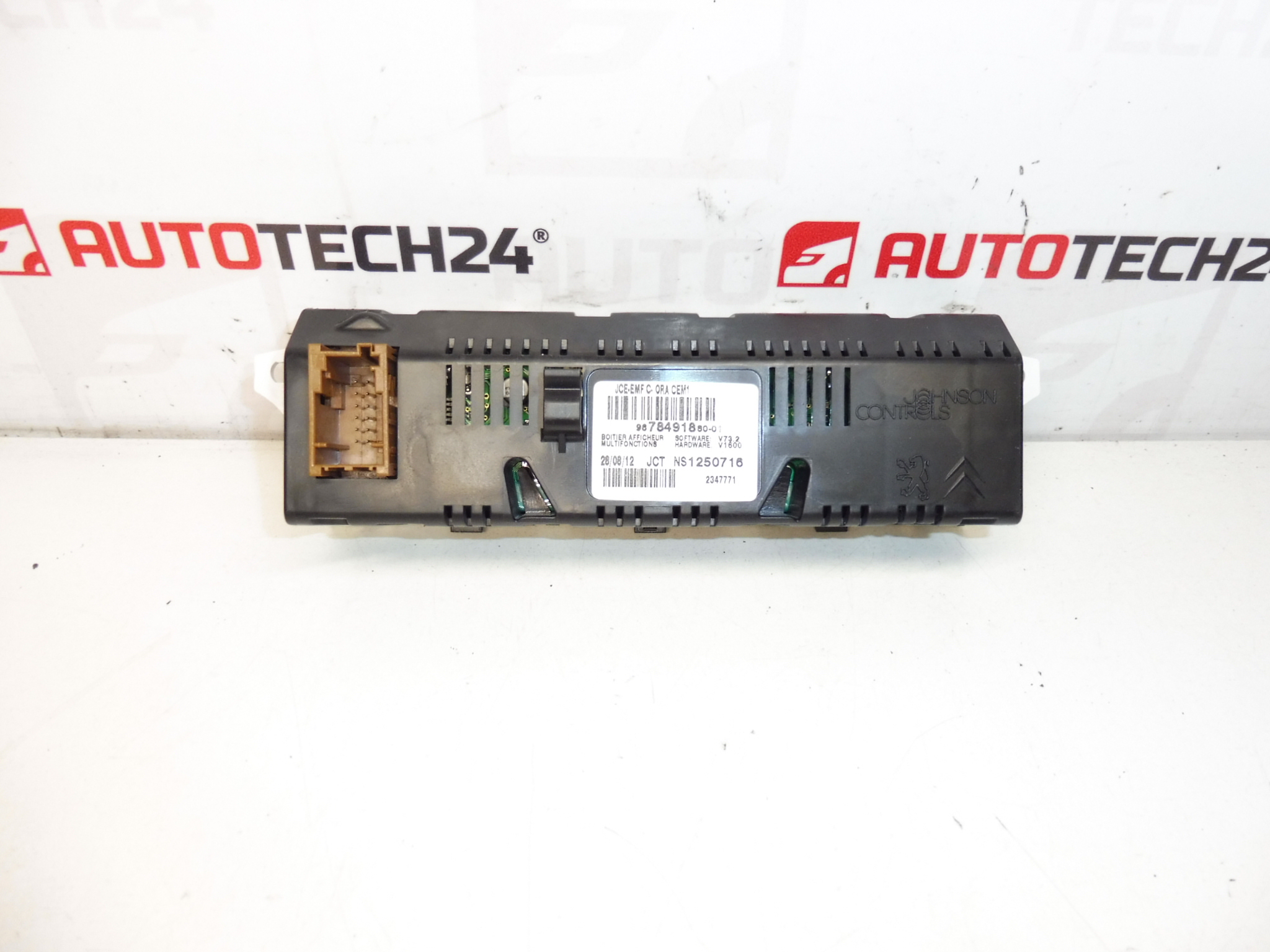 Visor de rádio de computador Citroën Peugeot 9678491880 9821851780