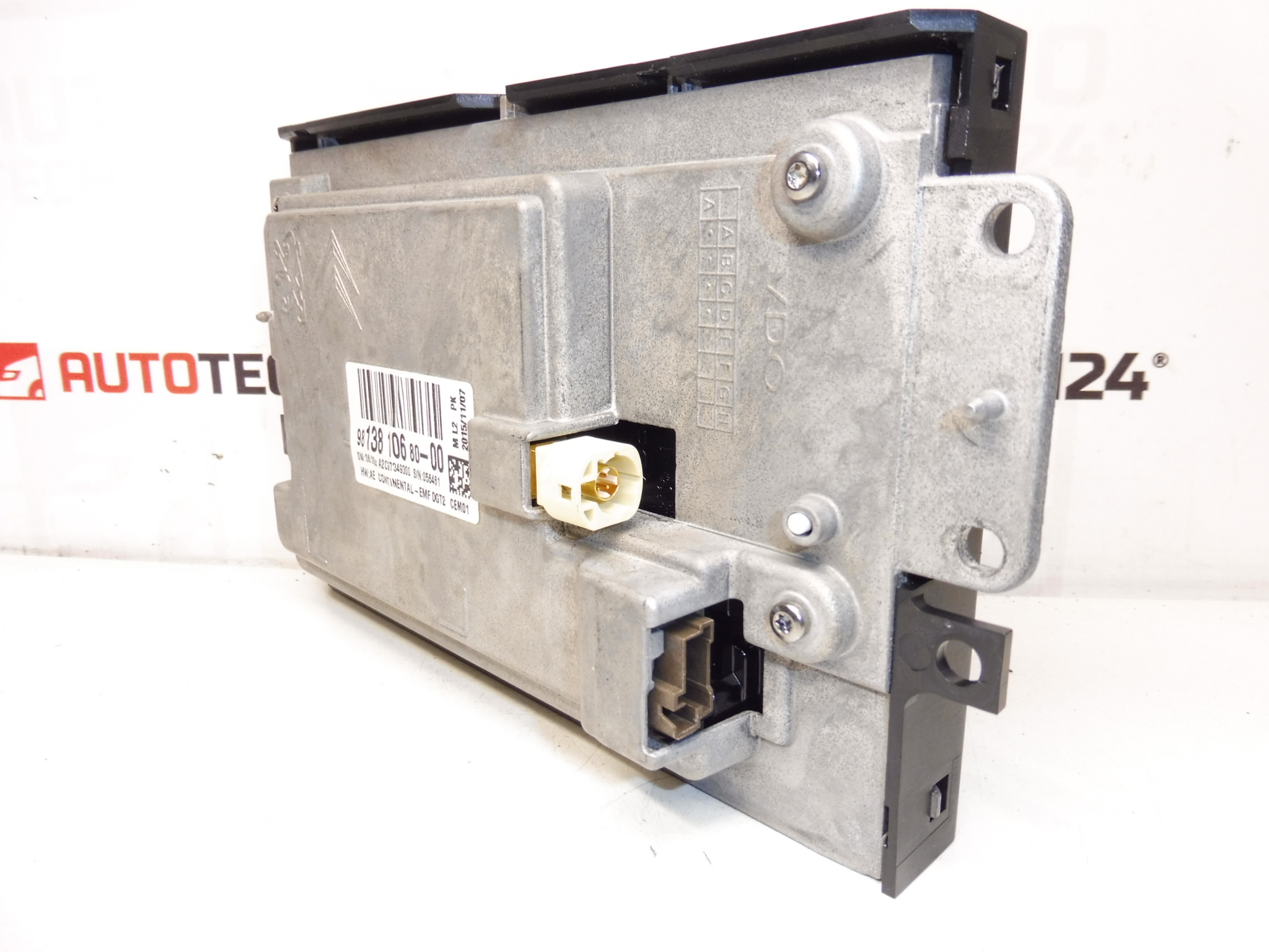 Tela de rádio de computador Citroen C4 II 9813810680