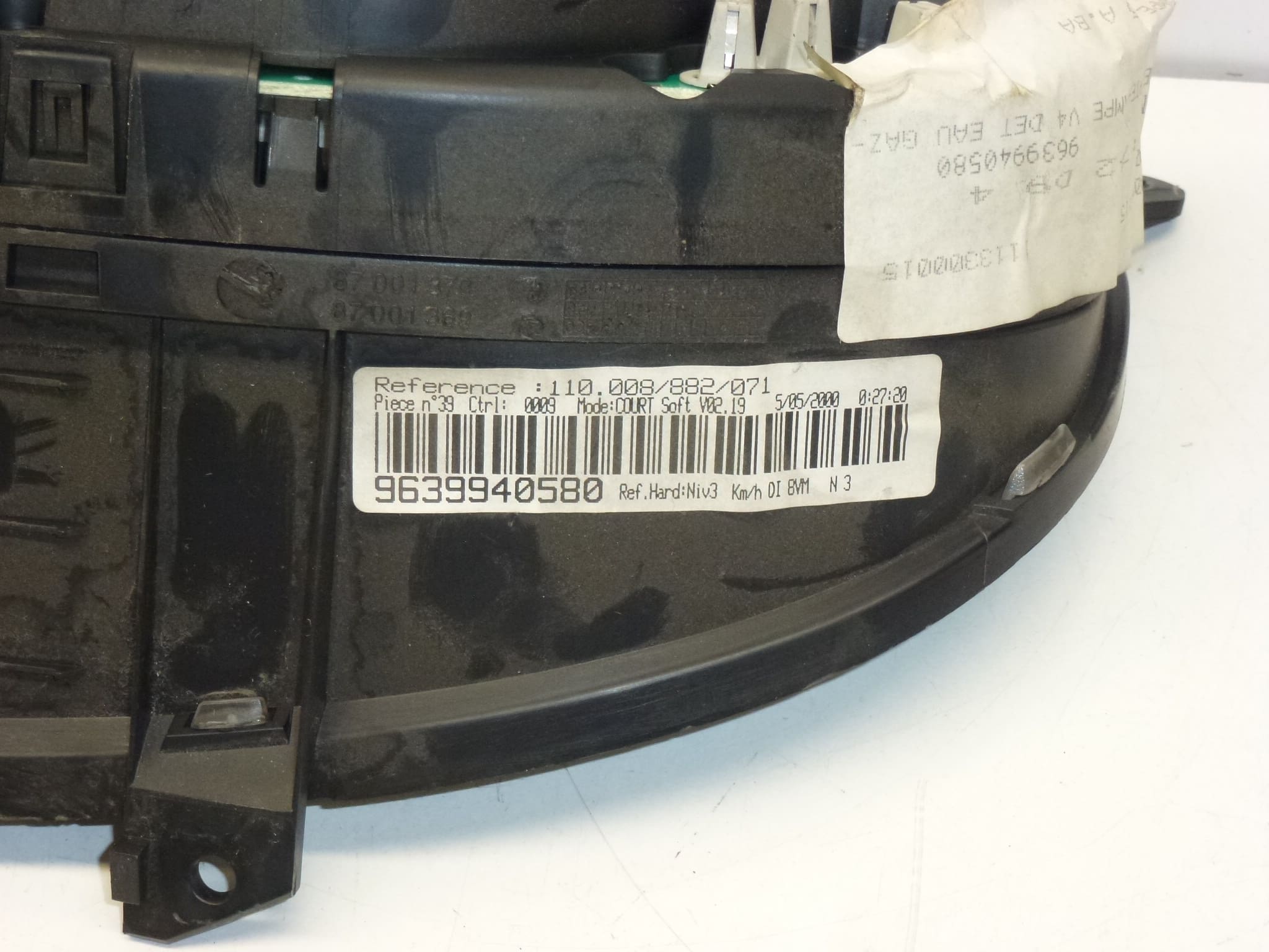 Velocímetro Peugeot 406 2.0 HDI 9639940580 610479