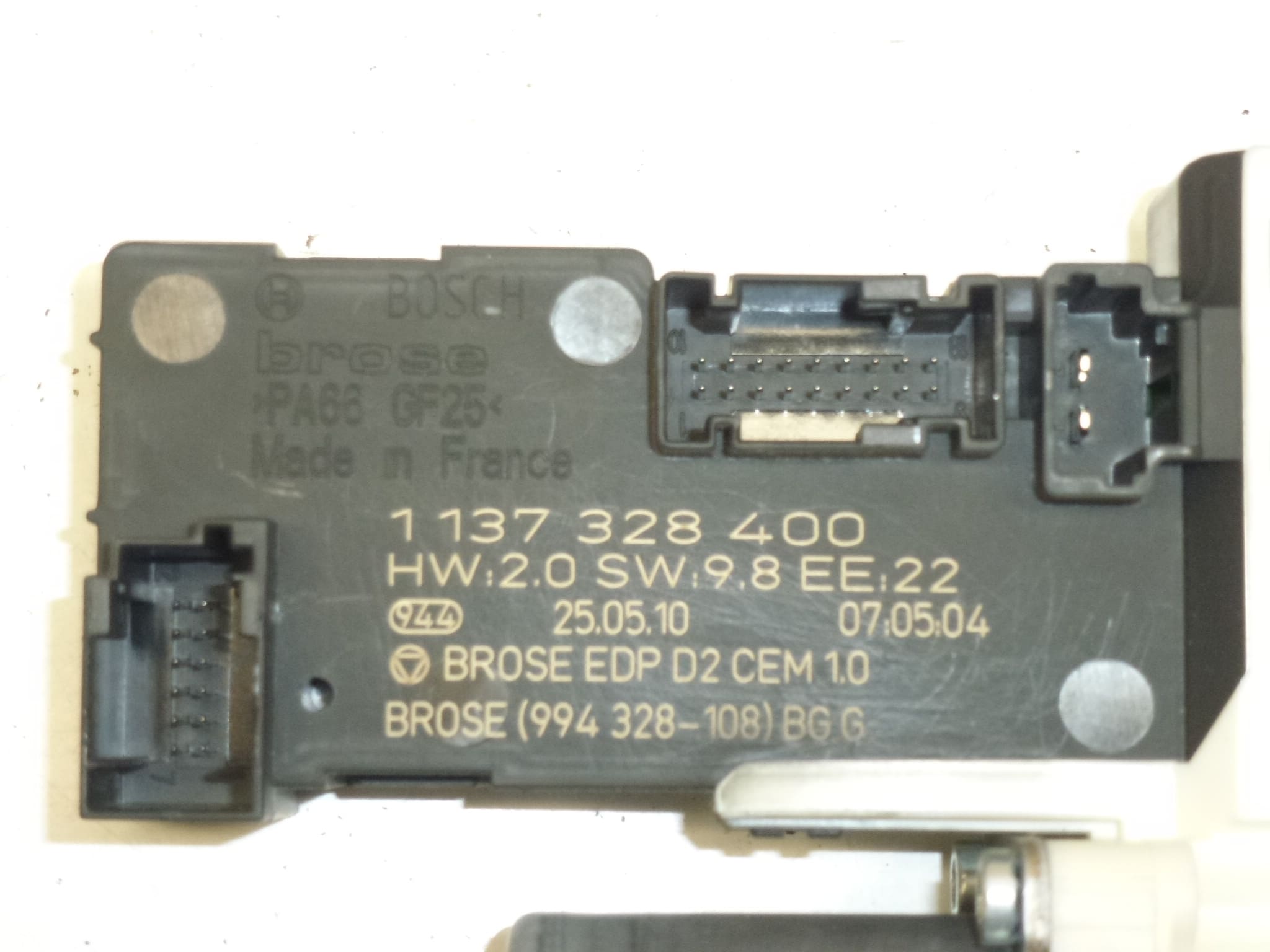 Motor de enrolamento da janela esquerda Peugeot 407 9663036480 9221Z0