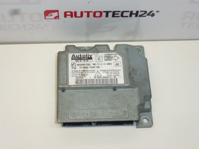 Unidade de airbag Autoliv Peugeot 307 CC 9654491280 6545HT