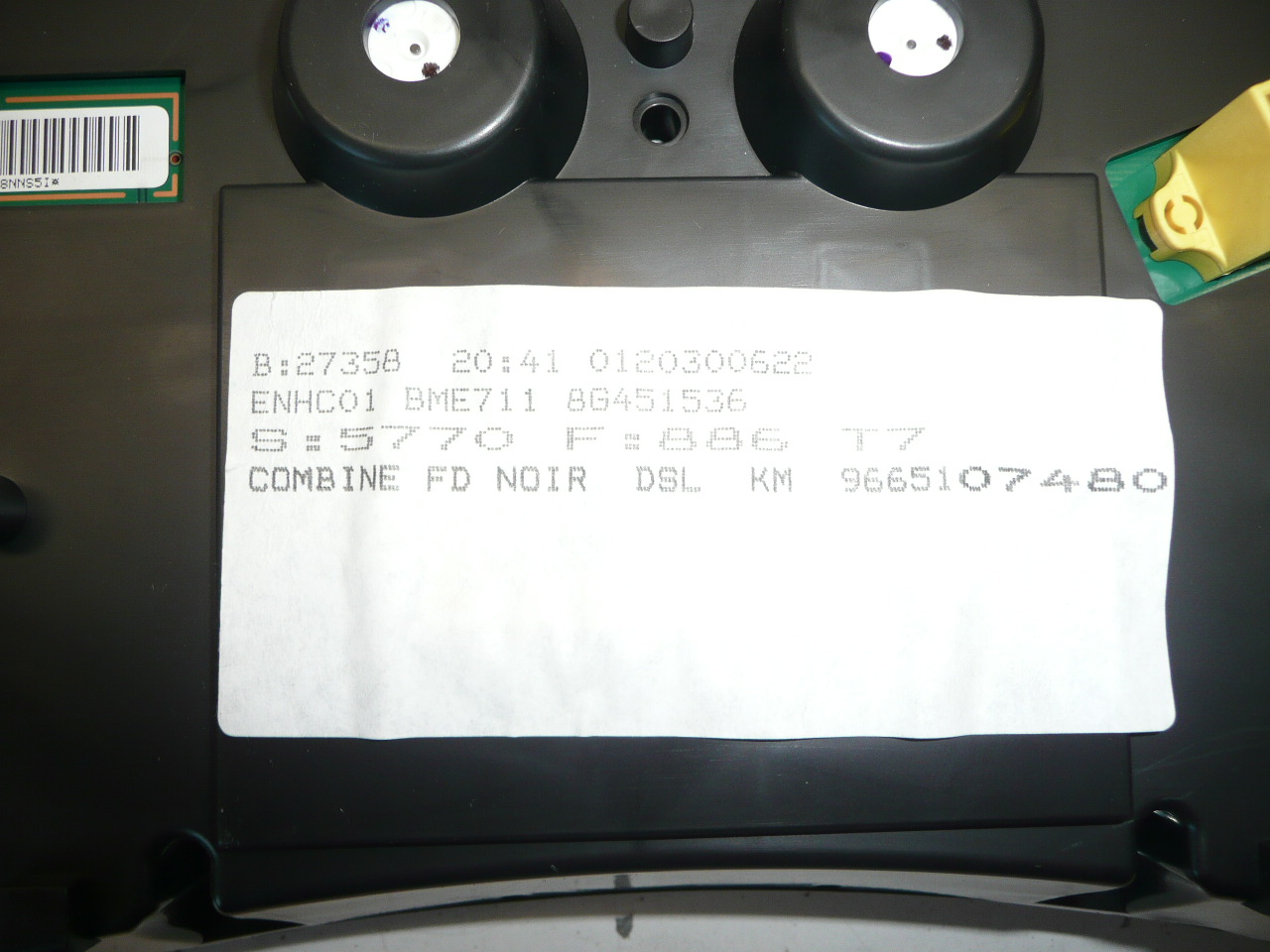 Velocímetro Peugeot 308 164 mil km 9665107480 610335