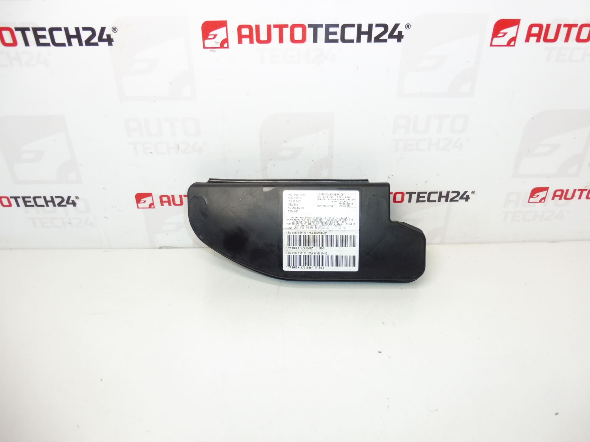 Airbag banco dianteiro esquerdo Citroën C4 Picasso 9655047480 8216PG