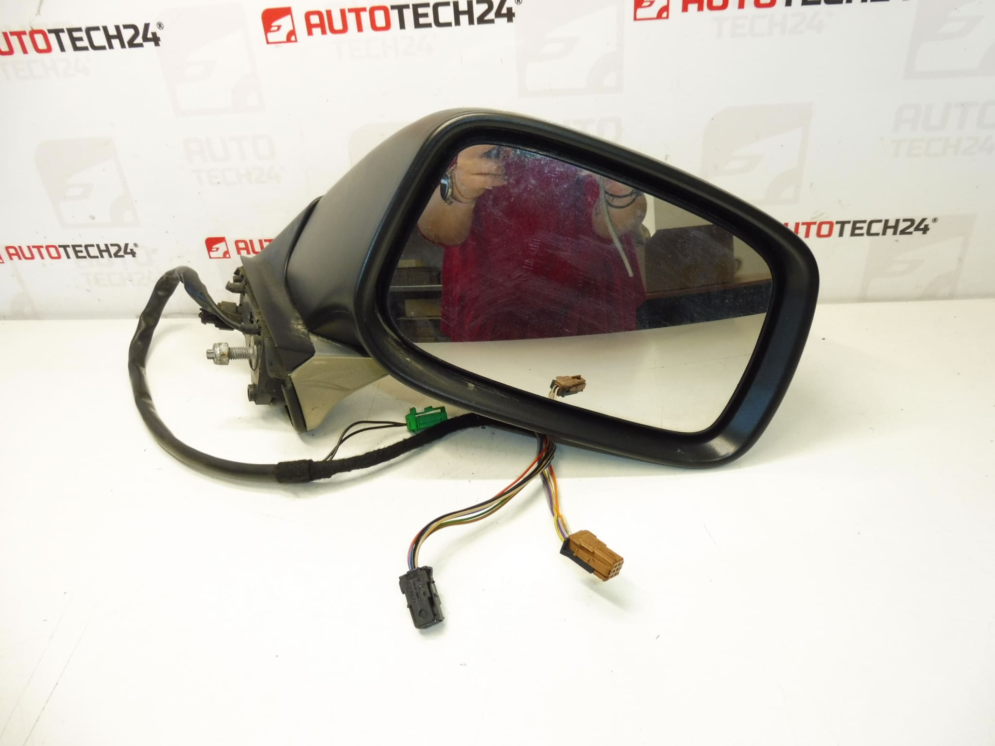 Espelho Retrovisor Direito Elétrico Rebatível Cinza KDD Citroën C8 14888830ZR 8153FW - Image 2