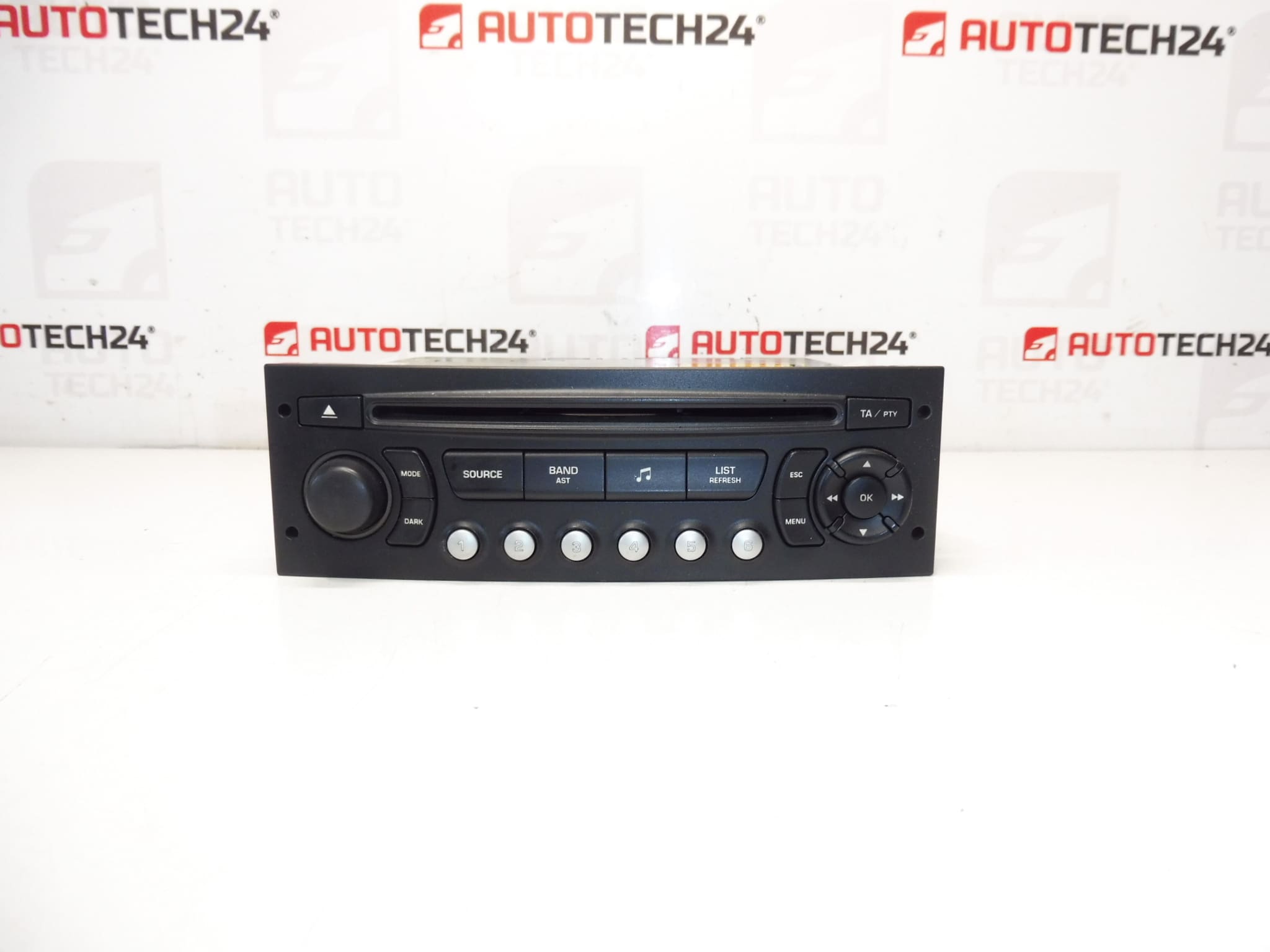 Rádio de carro Blaupunkt RD4 T5 N2 Citroën Peugeot 9659140077 6564QT