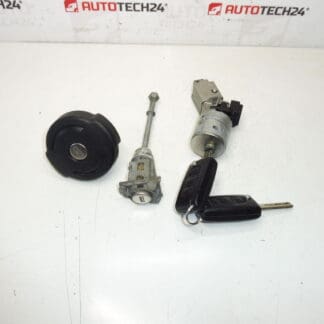 Conjunto de bloqueios 2 chaves Citroën C5 X7 4162ns 4162kf