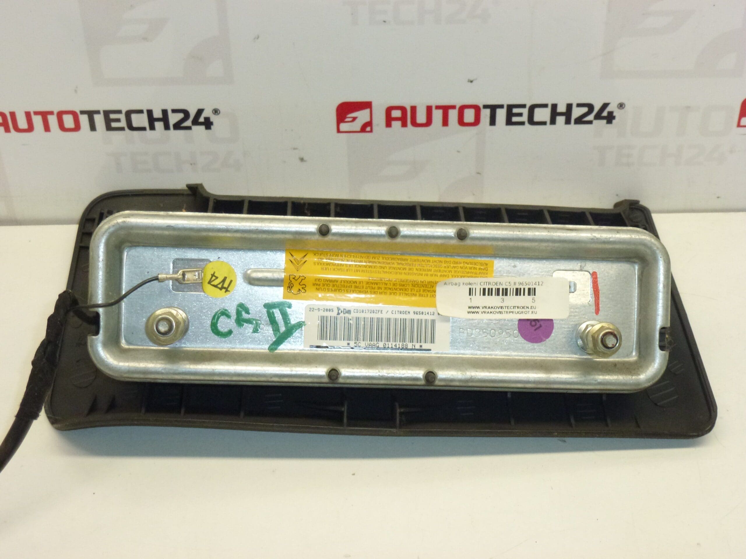 Airbag De Joelhos Cinza Escuro Citroën C5 96501412 8216EP - Image 2