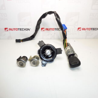 Conjunto de fechaduras para Peugeot 206/206+ com 1 chave 4162NR 4162EZ