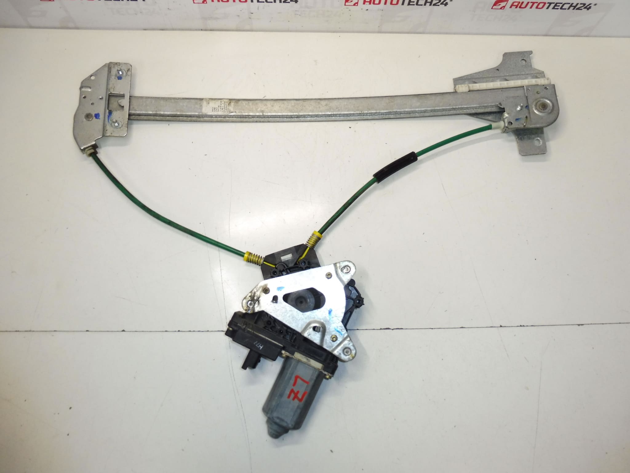 Mecanismo retrator do vidro traseiro esquerdo Citroën Peugeot 1494841080 922377 - Image 2