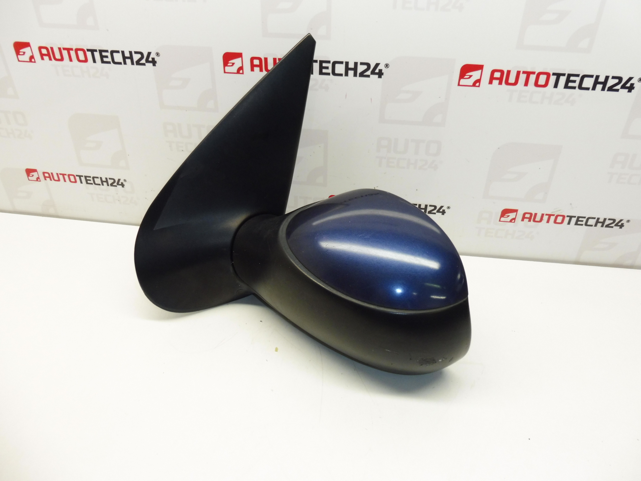 Espelho Retrovisor Esquerdo Azul EGE Peugeot 206 8153KQ