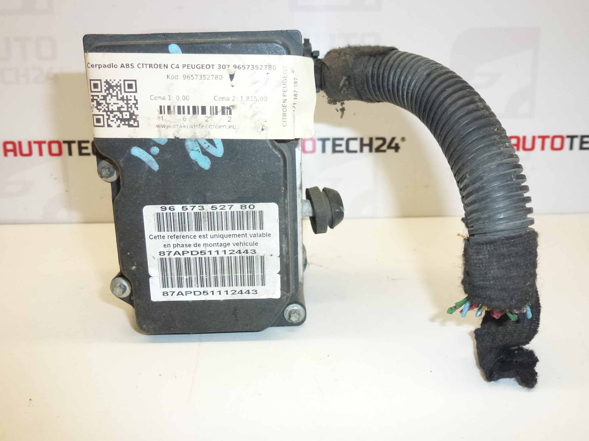 Bomba ABS + Fiação Citroën C4 Peugeot 307 9657352780 4541J1