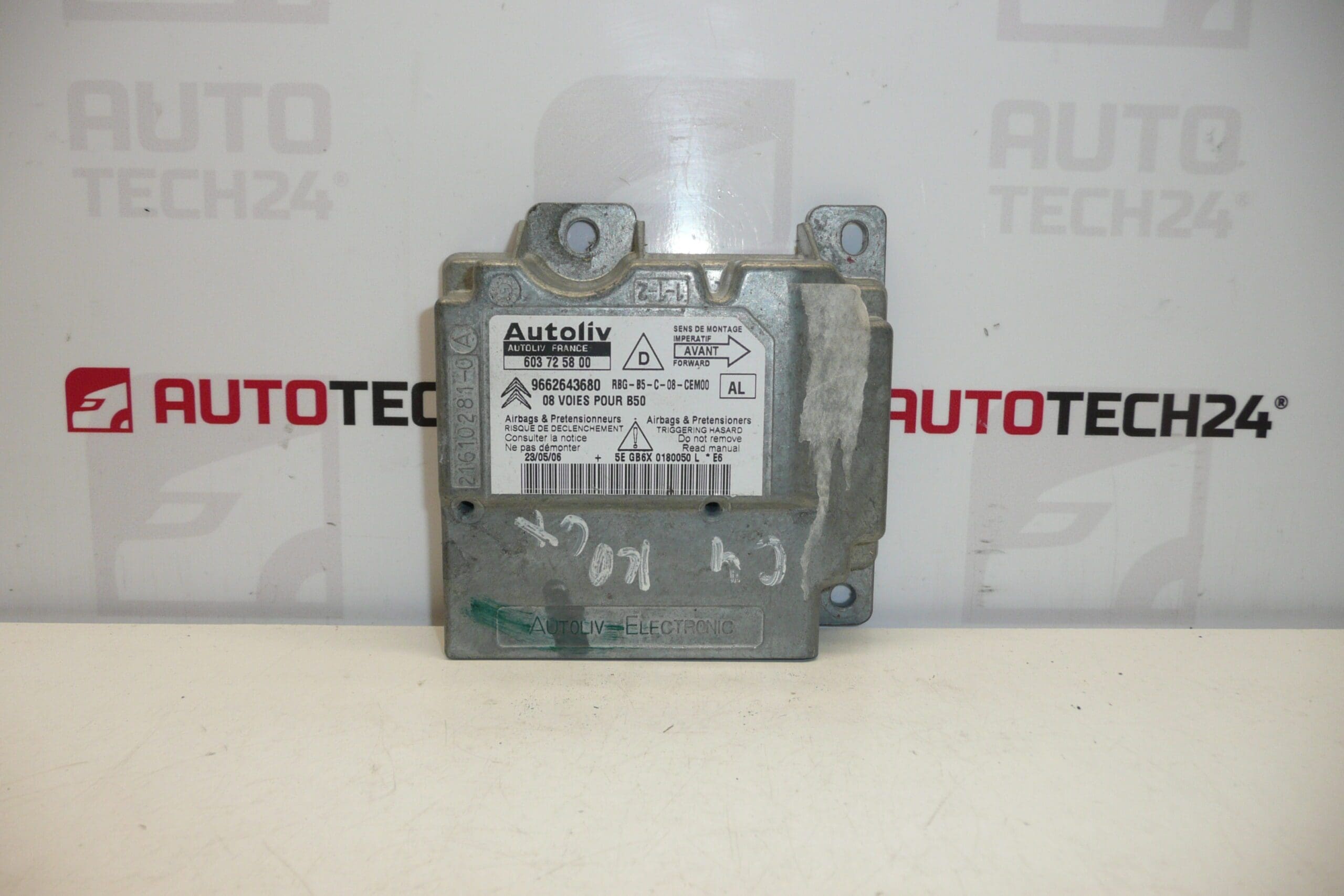 Unidade de airbag Citroën C4 9662643680 654633