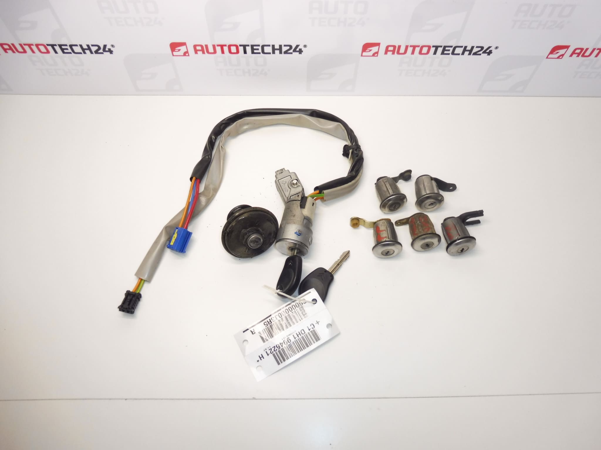 Conjunto de Fechaduras + 2x Chave Citroën Berlingo II 4162CF
