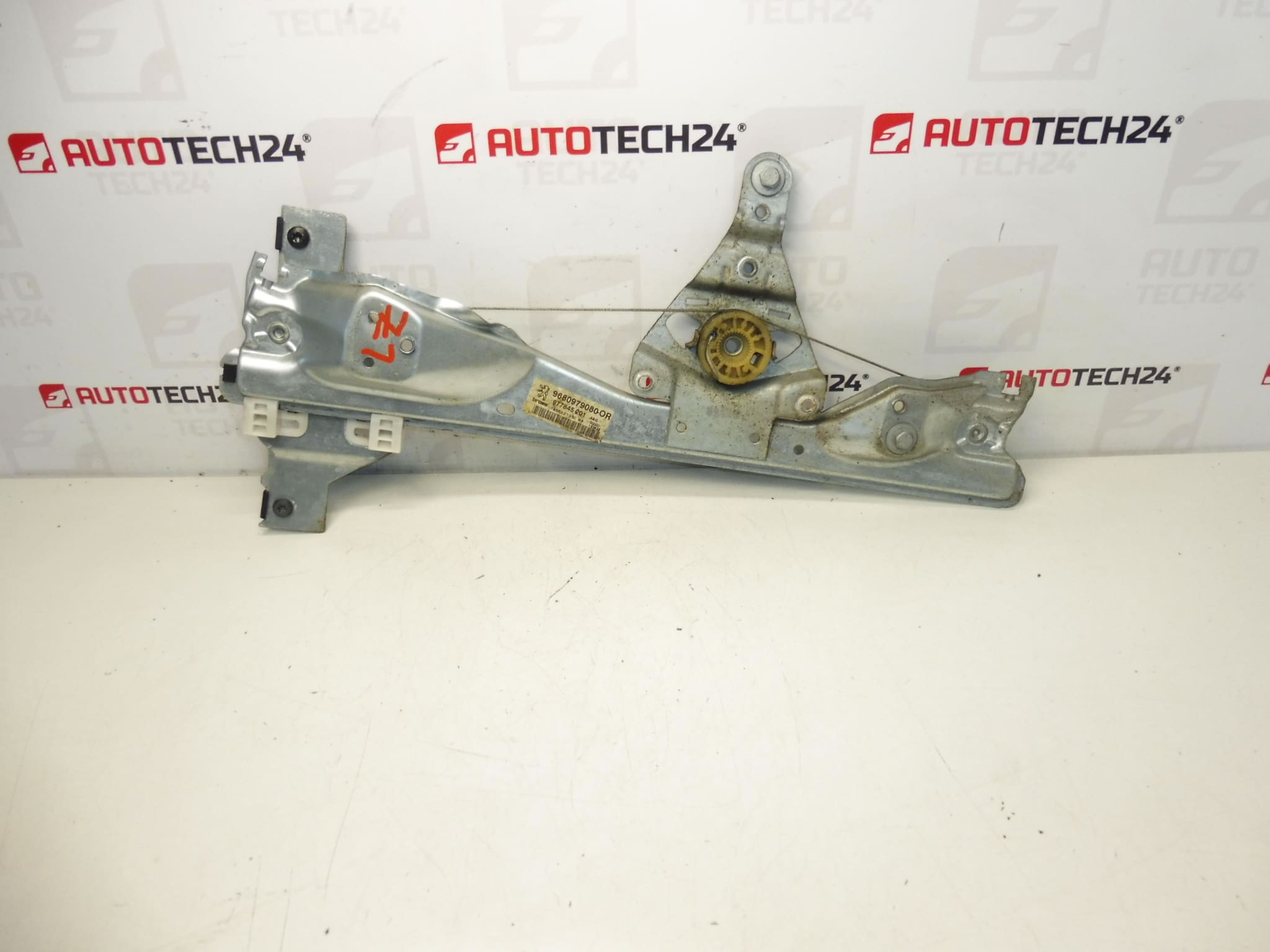 Retrator de vidro traseiro esquerdo Peugeot 308 9680979080 9223E5