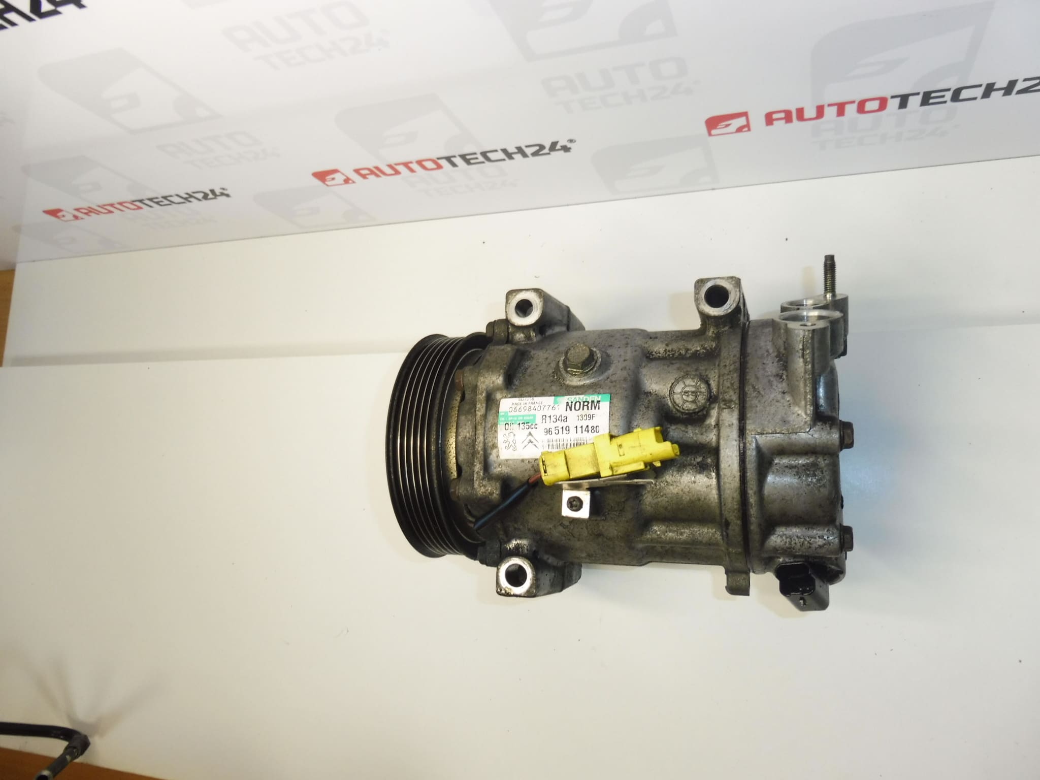 Compressor de ar-condicionado Sanden SD7C16 1309f 9651911480 - Image 2